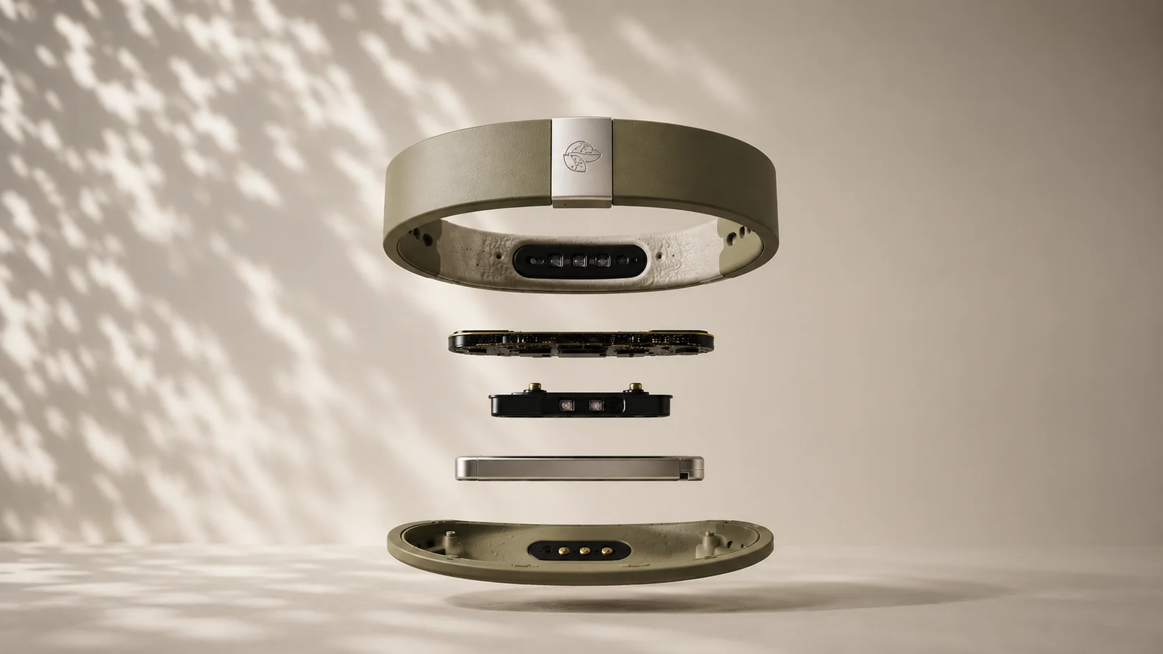 Vue éclatée des composants du bracelet Harmony